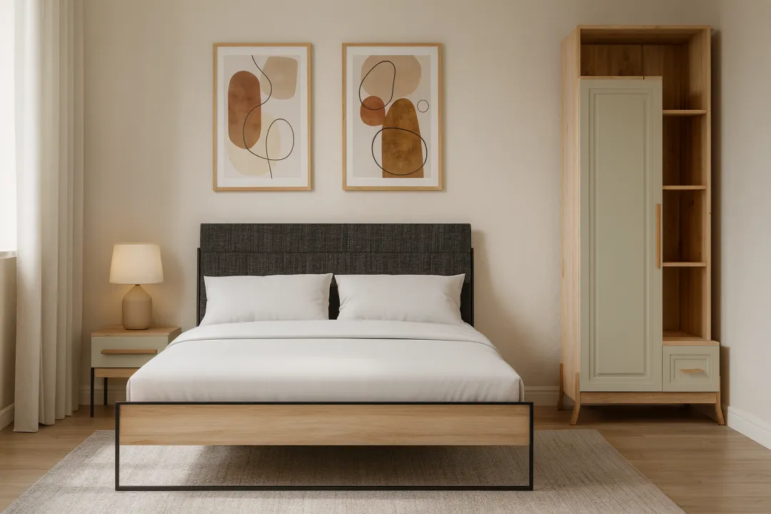 رنگ اتاق خواب طوسی؛ انتخابی مدرن و مینیمال