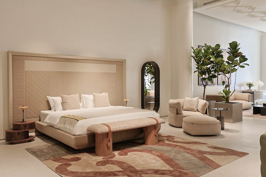 Fendi Casa (فندی کاسا) سرویس خواب لوکس با جزئیات هنری