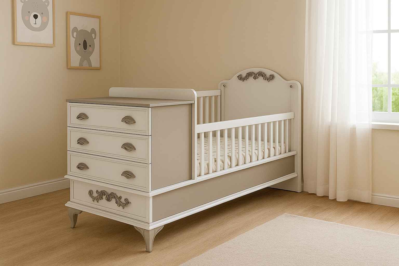 بهترین رنگ برای سرویس خواب نوزاد