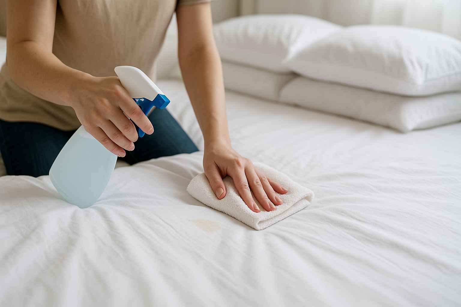 اشتباهات رایج در تمیز کردن سرویس خواب سفید