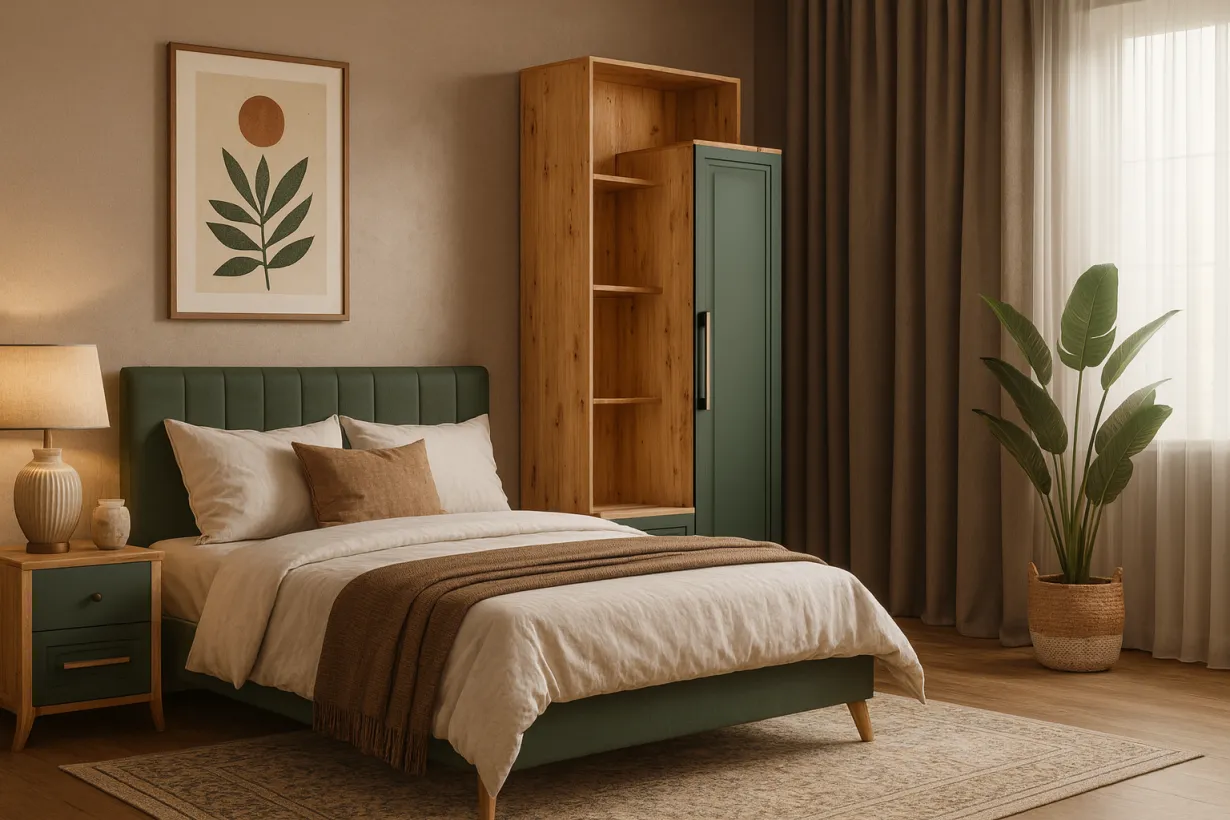 تاثیر نور و تهویه بر انتخاب رنگ اتاق خواب