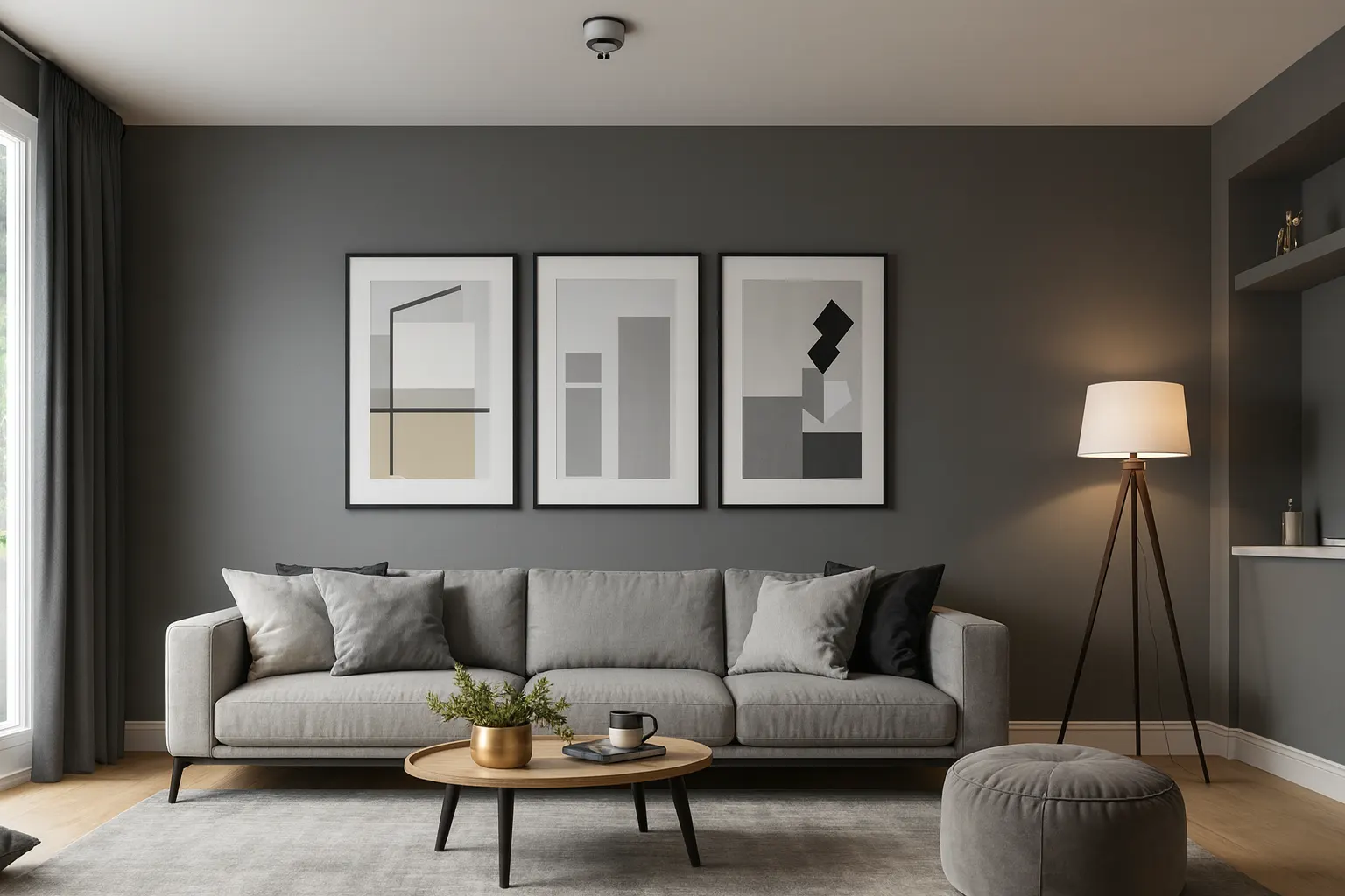 چیدمان خانه مدرن طوسی