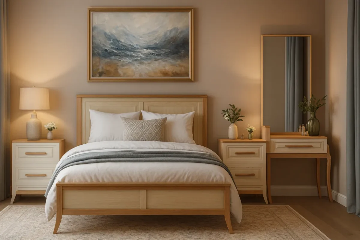 دکور اتاق خواب ساده | 7 ایده و تکنیک برای چیدمانی شیک و دلباز