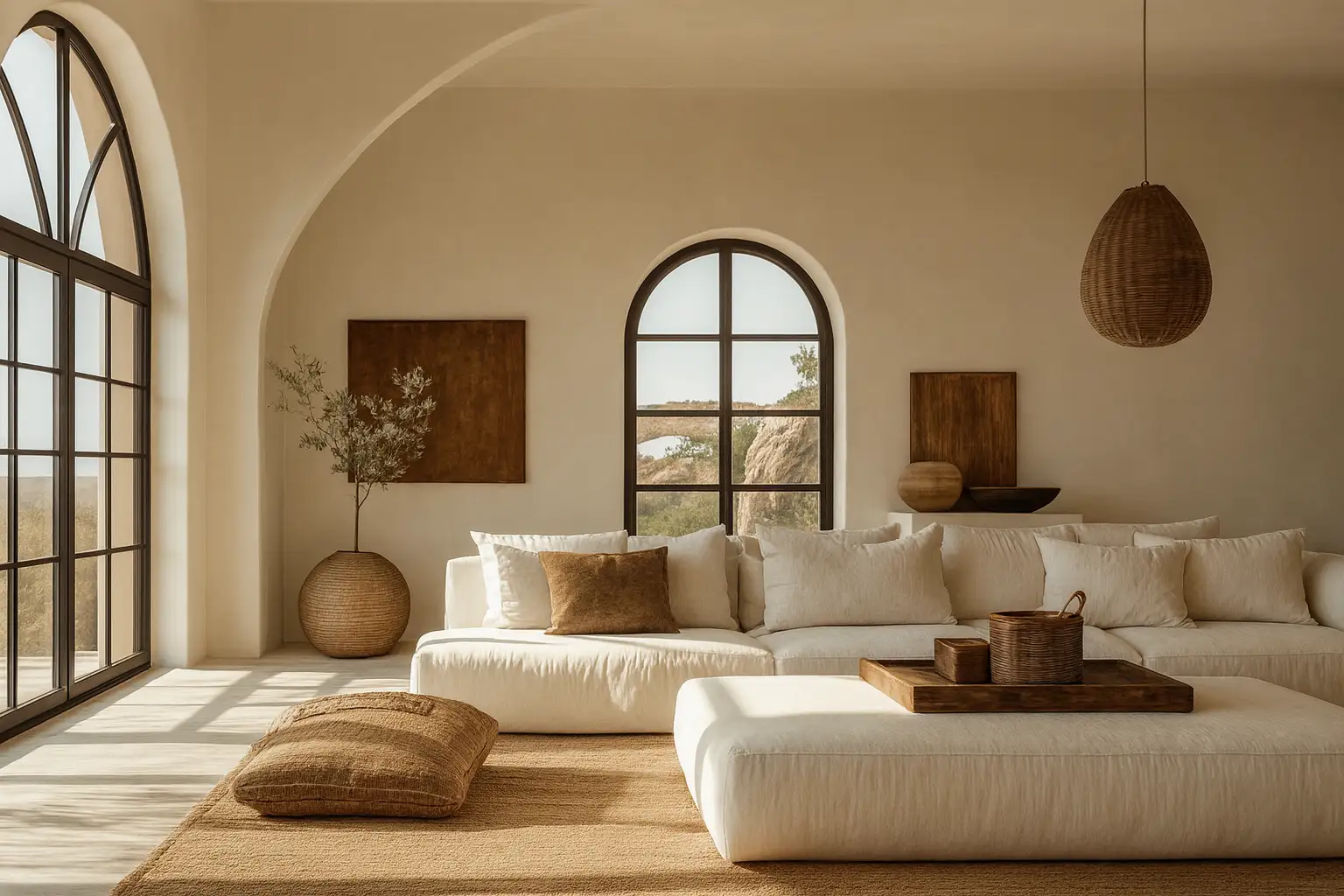 چیدمان خانه مدرن ساده