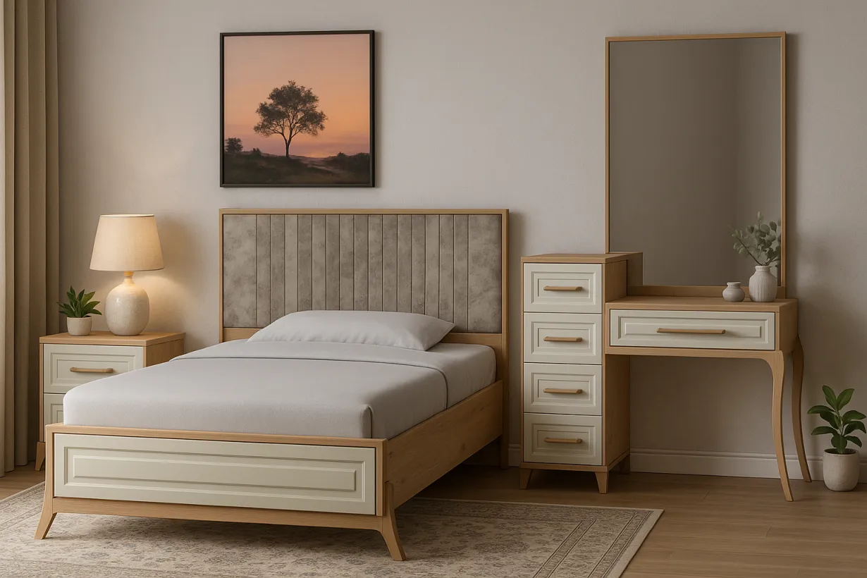 دکور اتاق خواب ساده کوچک