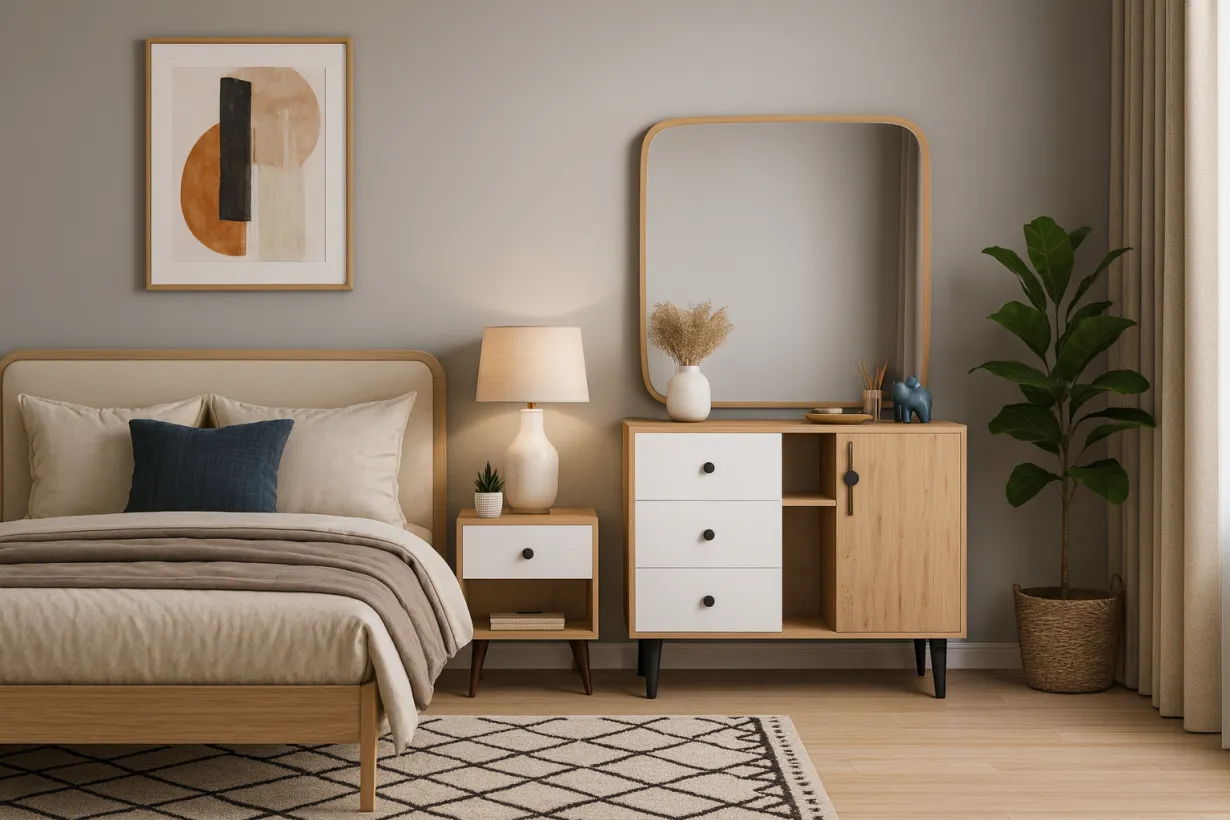 دکوراسیون اتاق خواب ساده و شیک