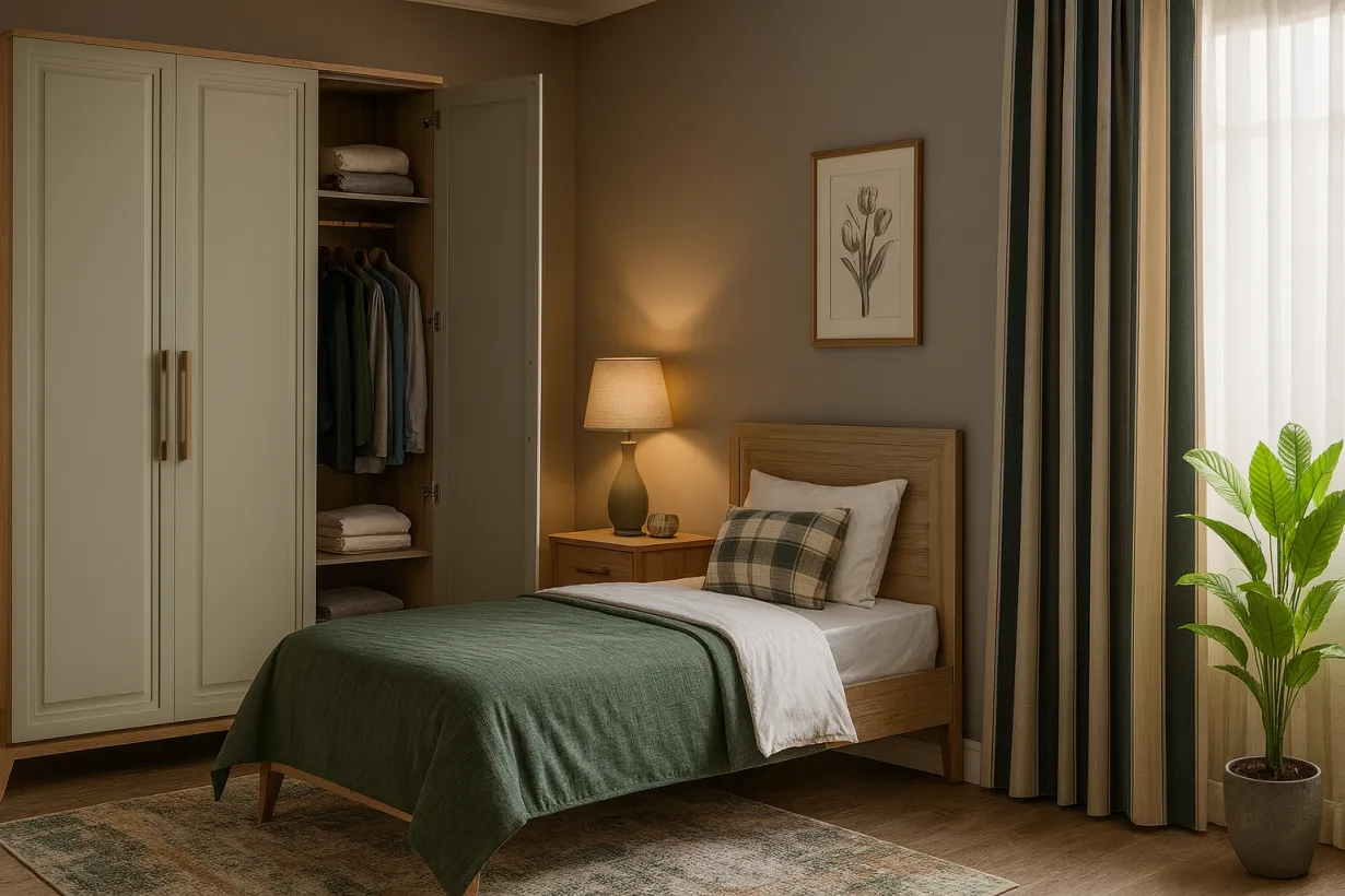 چیدمان کمد بر اساس نوع فضا