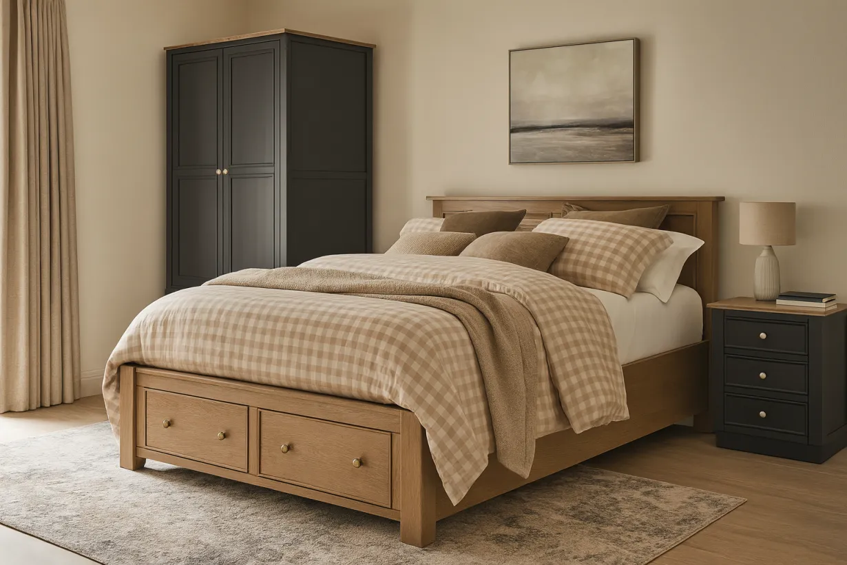 انواع رنگ چوب سرویس خواب