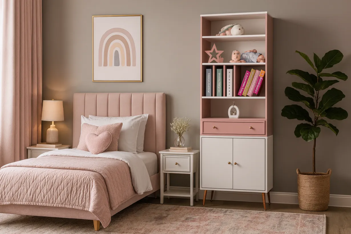 دکور اتاق خواب دخترانه