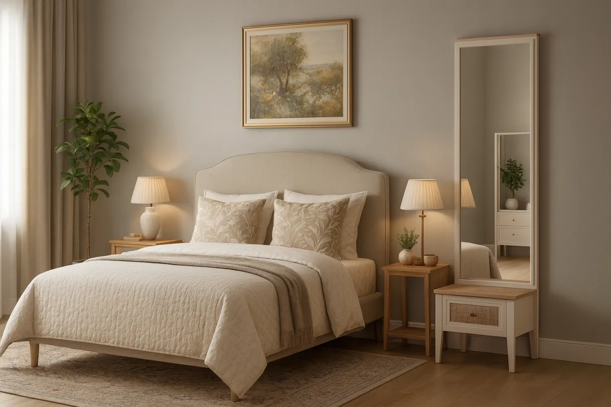 دکوراسیون اتاق خواب ساده و ارزان