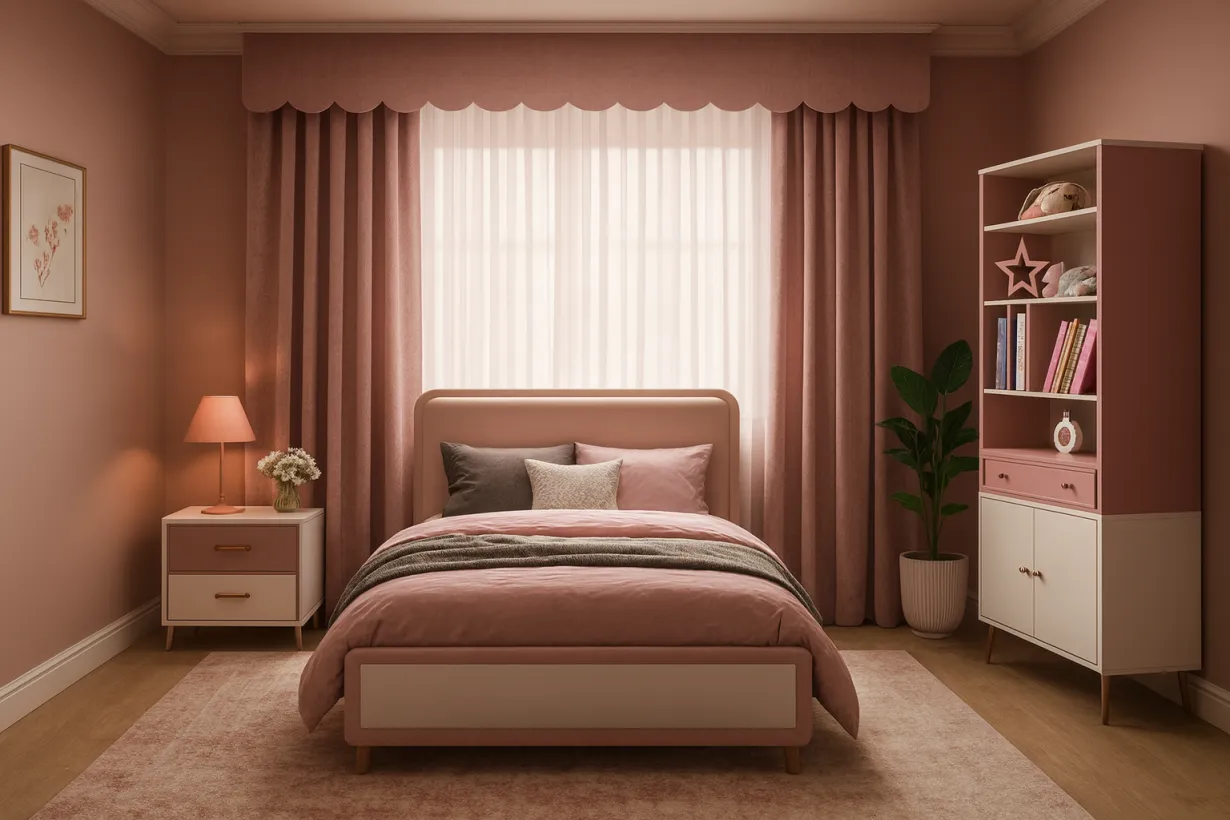بهترین رنگ برای اتاق خواب دخترانه یا جوان