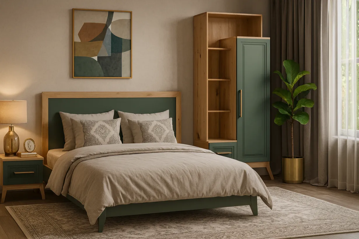 دکور اتاق خواب ساده بر اساس گروههای مختلف