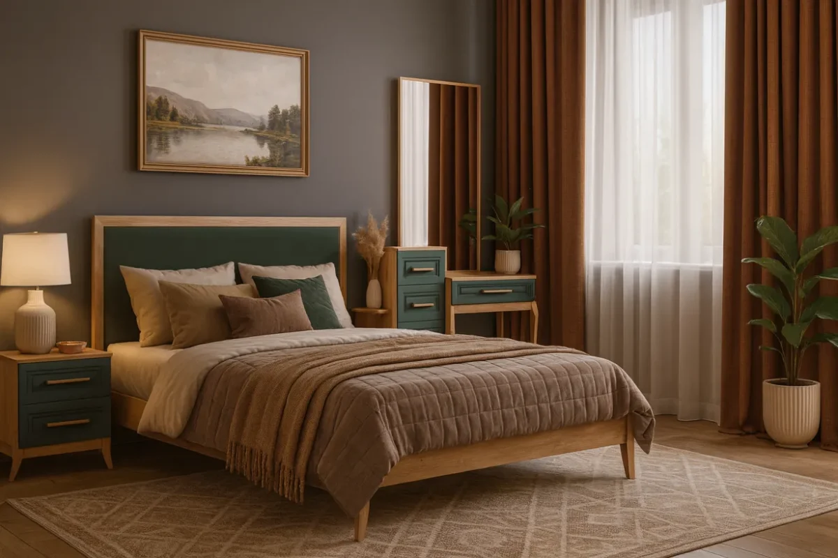 دکور اتاق خواب: راهنمای کامل طراحی، رنگها، سرویس خواب و چیدمان 1404