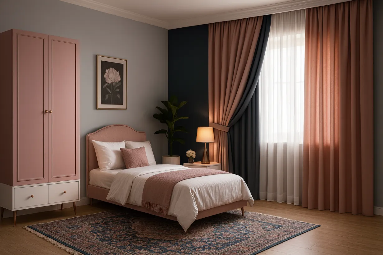 دکوراسیون اتاق خواب دخترانه