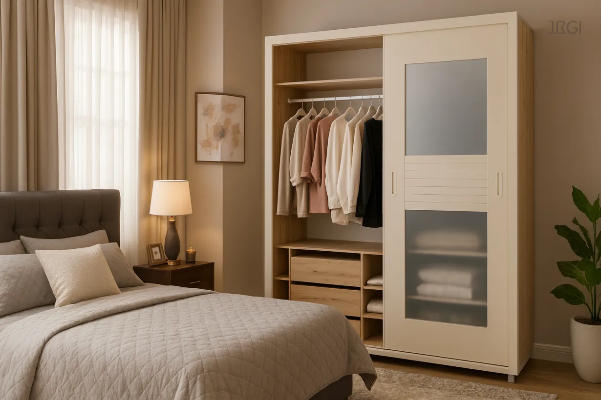 چیدمان کمد لباس زنانه