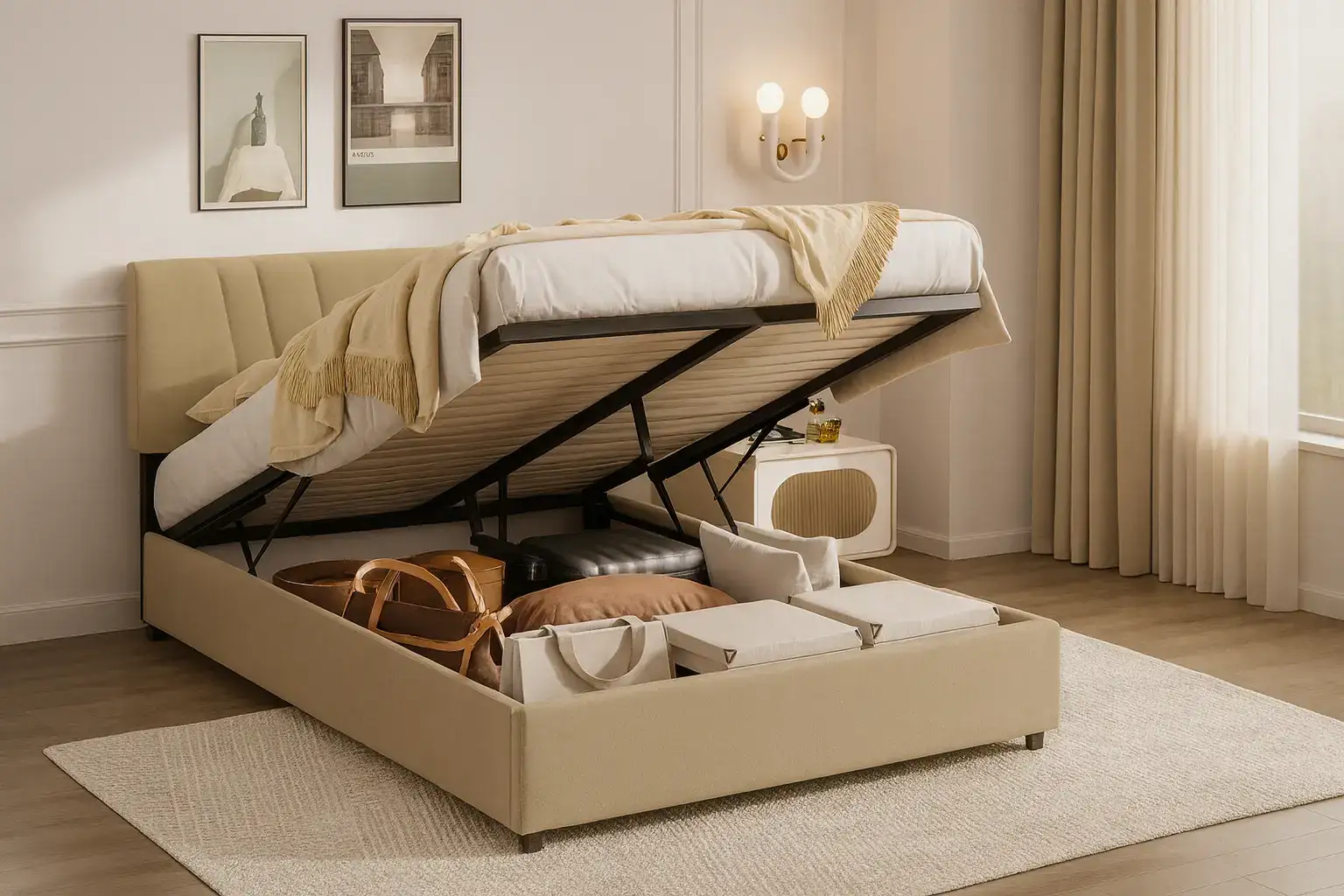 تخت خواب جکدار