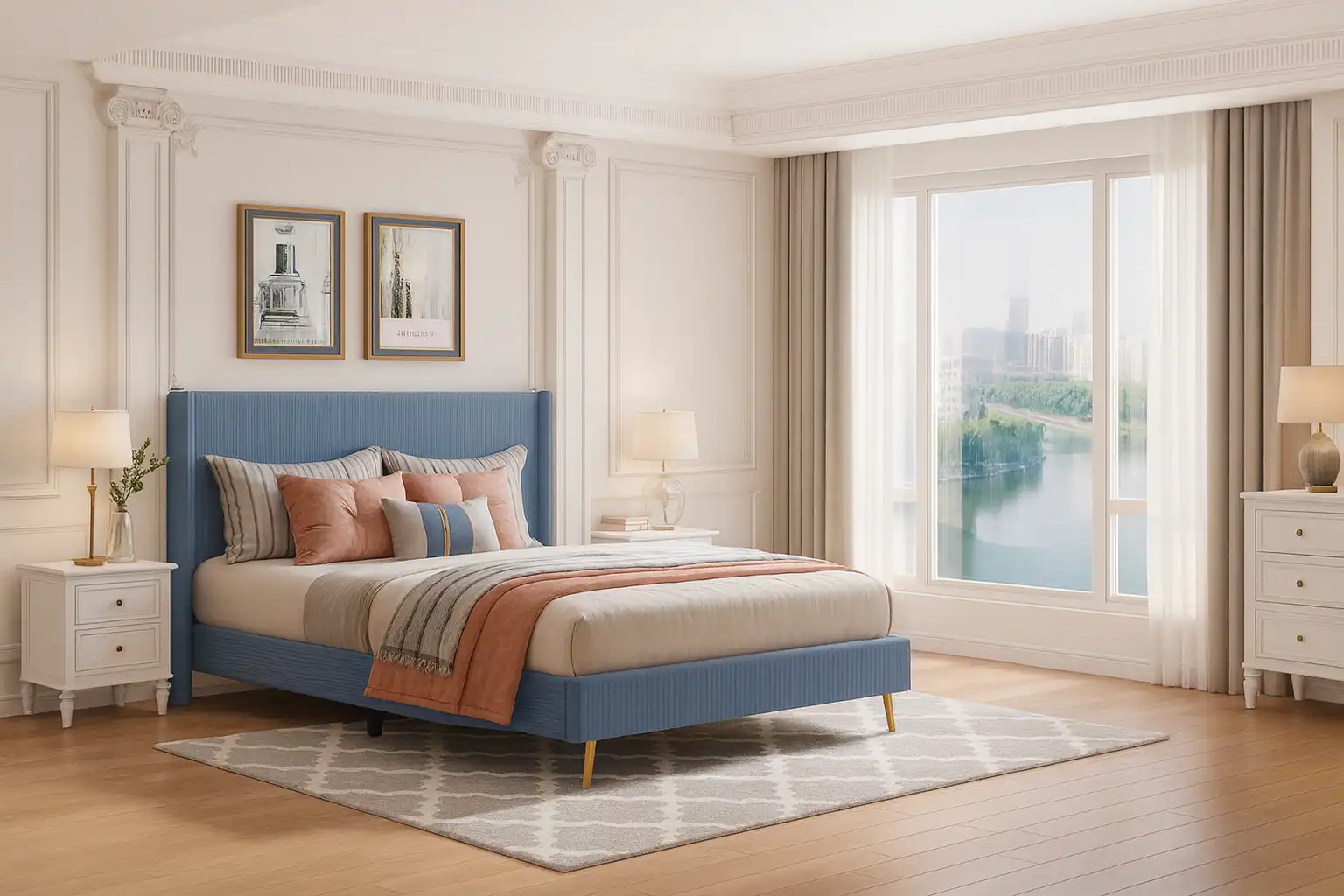 تخت کینگ سایز یک نفره