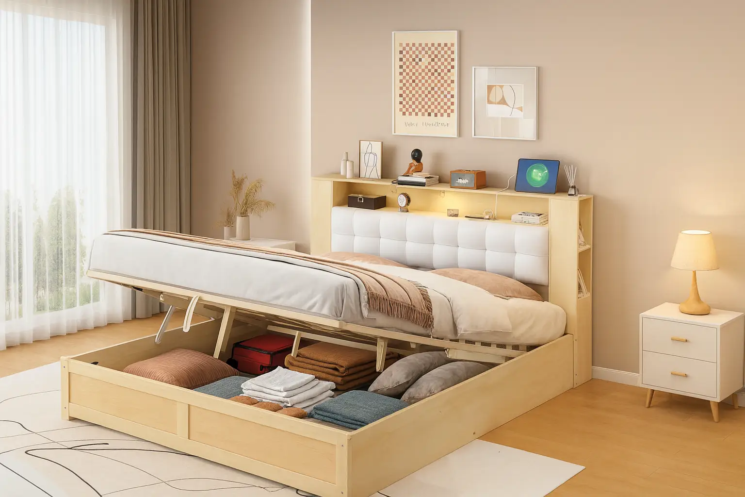 باکس تخت خواب دو نفره