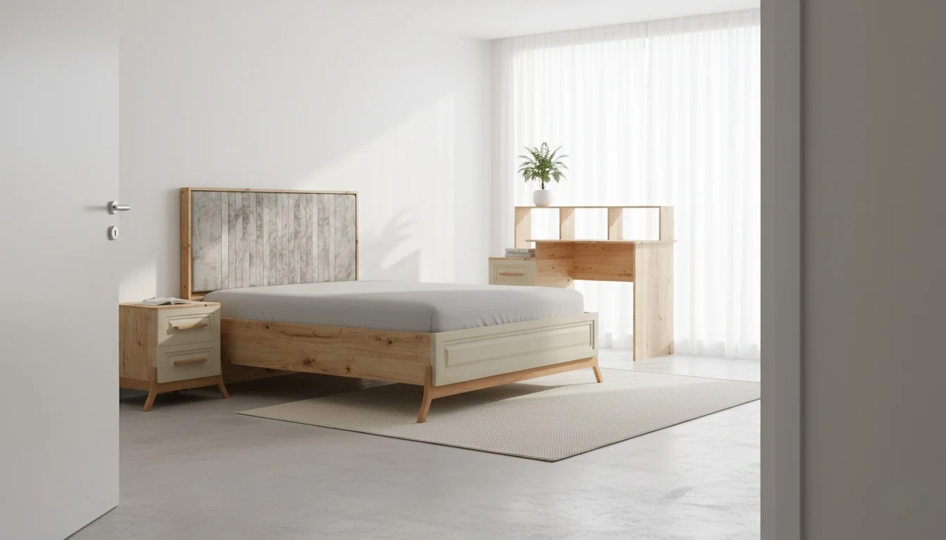 سرویس خواب وکیوم سفید