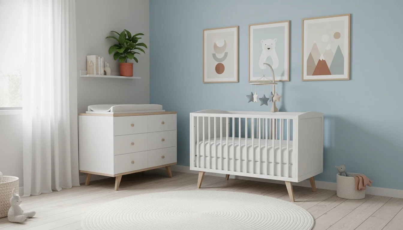 چیدمان اتاق نوزاد پسر
