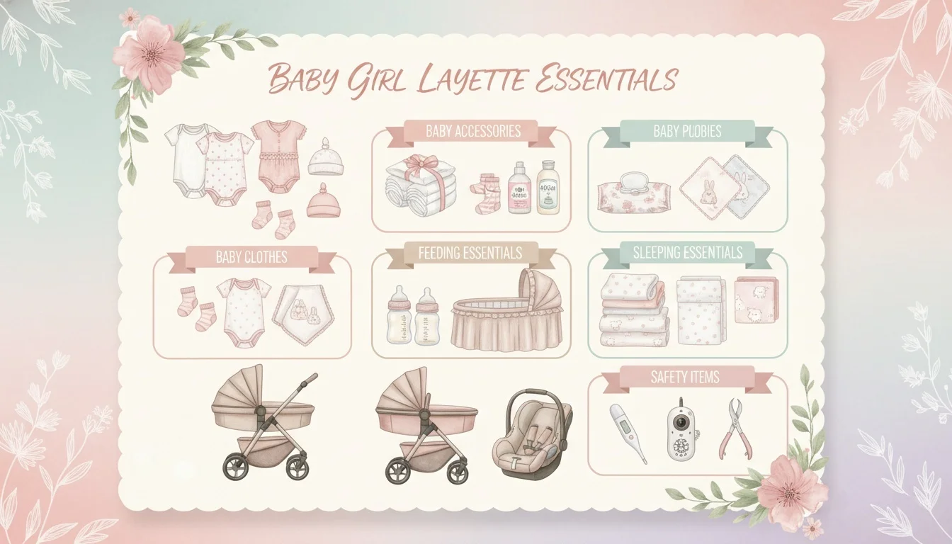 لیست سیسمونی نوزاد دختر با عکس