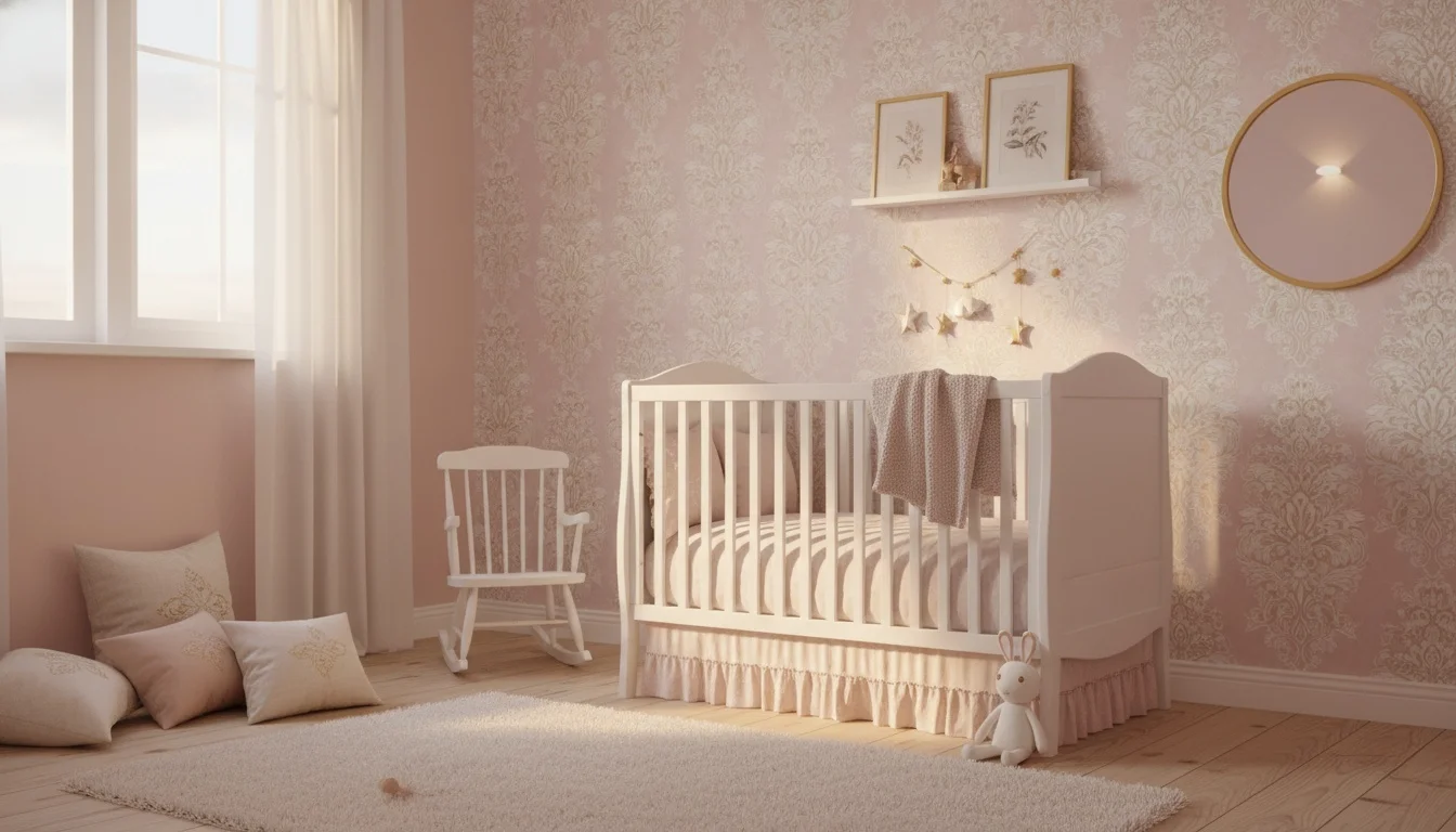 رنگ مناسب برای اتاق نوزاد دختر