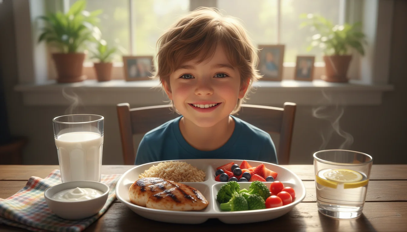 تغذیه مناسب در تربیت فرزند پسر