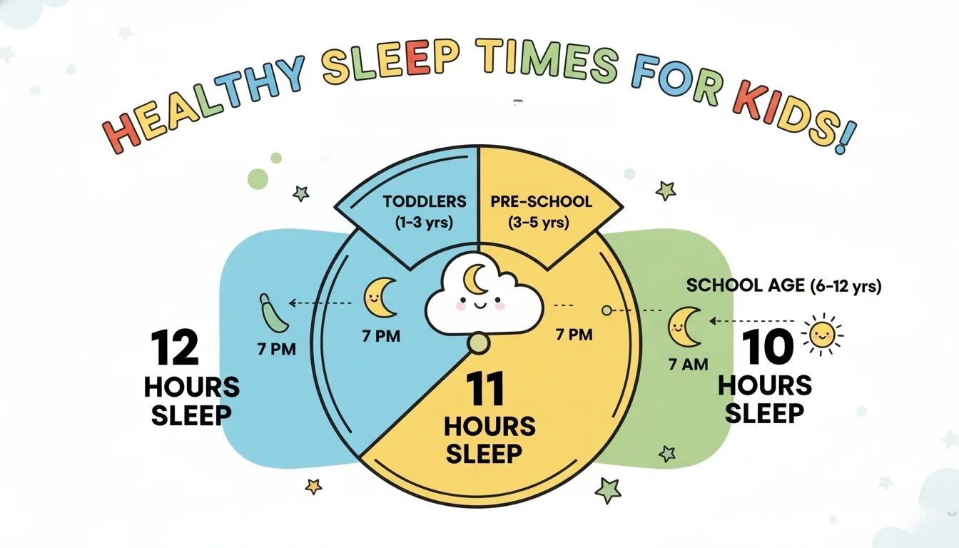 جدول خواب کودکان