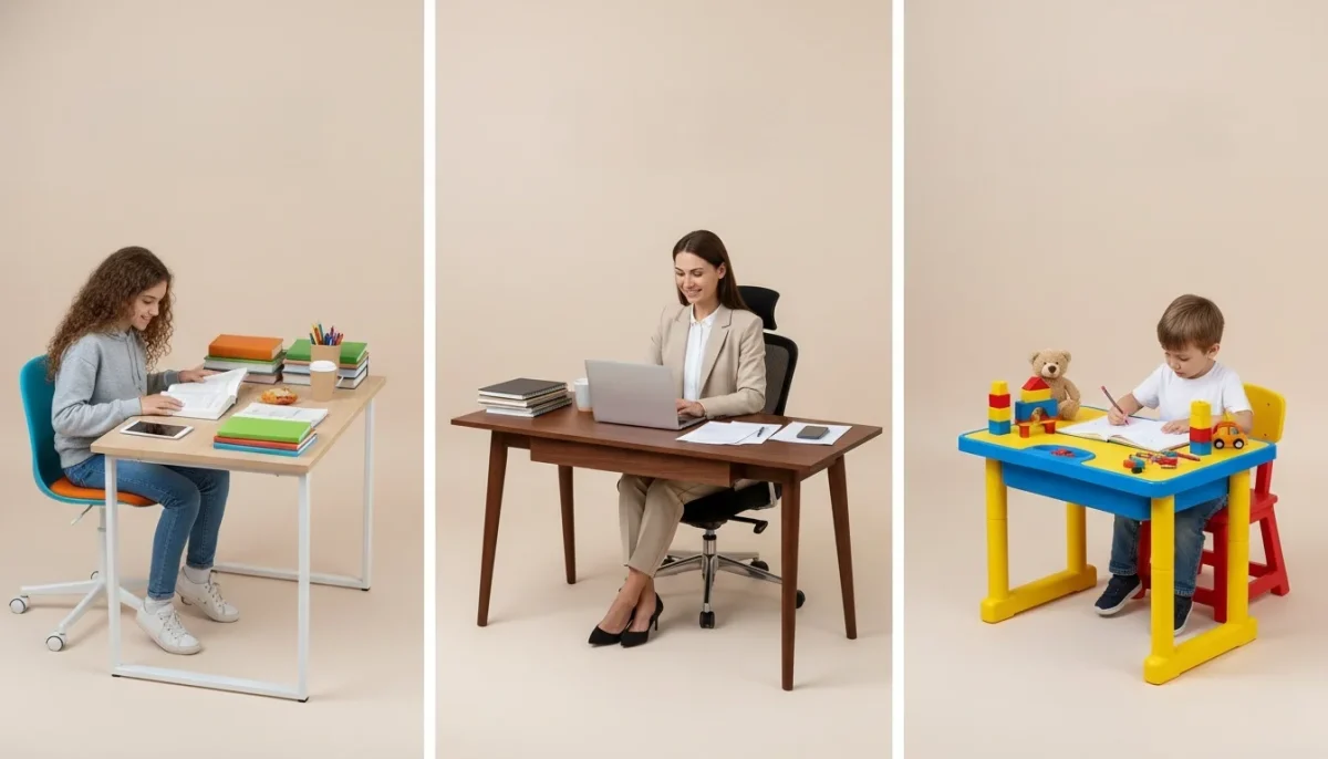 ارتفاع استاندارد میز تحریر