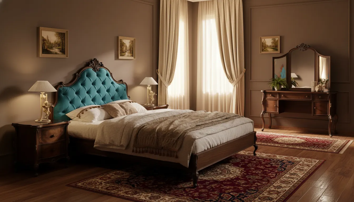 انواع مدلهای تخت خواب در سرویس خواب دونفره