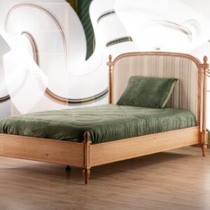 تخت 120 پایین کوتاه سرویس خواب بلوط