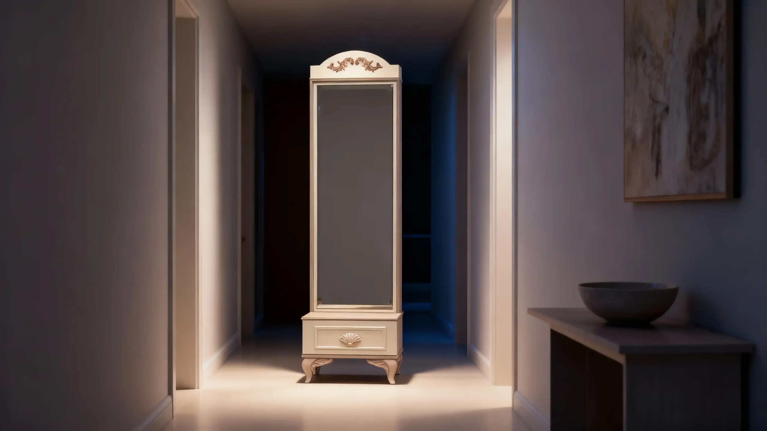 پاتختی آینه دار کلاسیک