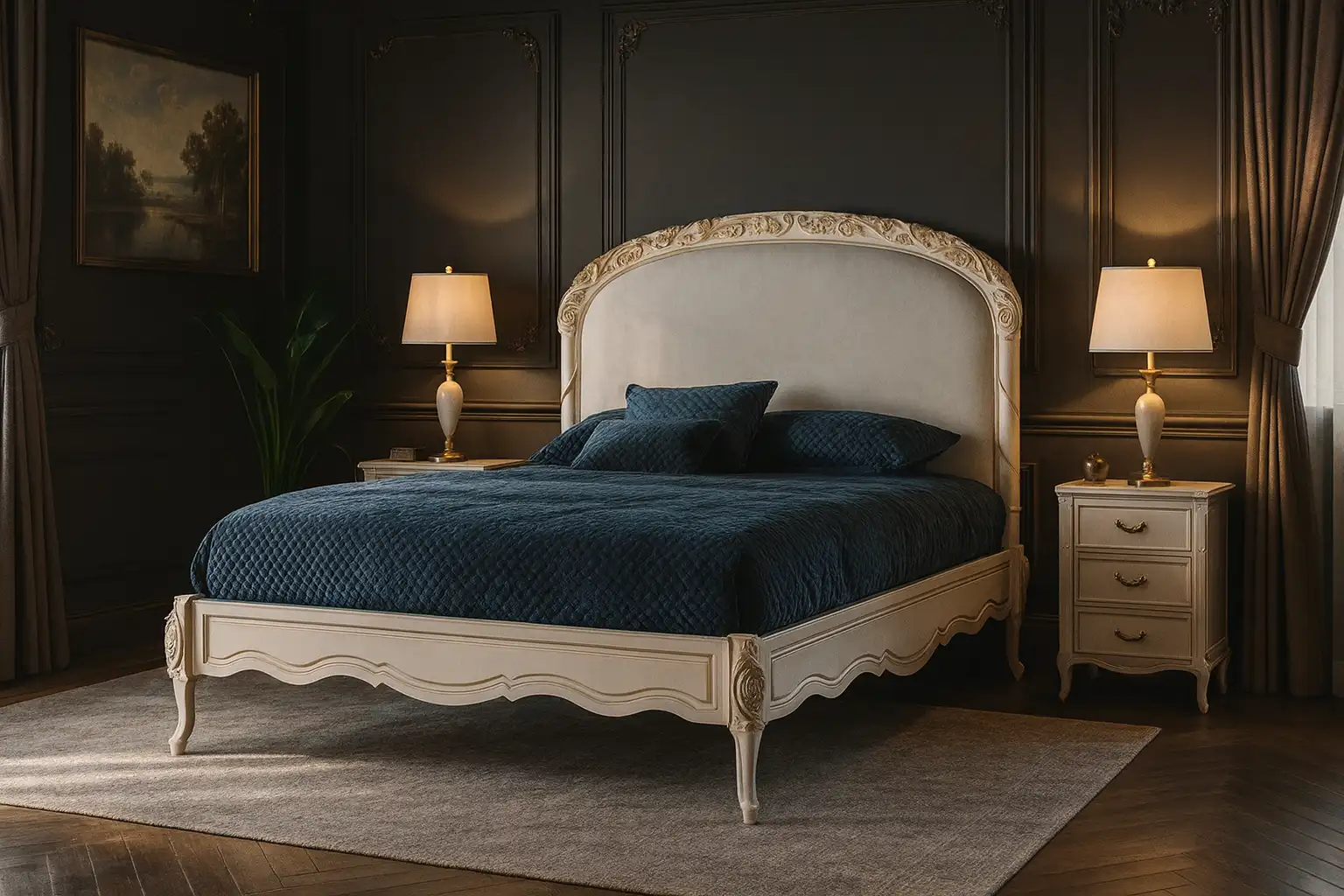 تخت خواب دونفره کاتریم ژیک