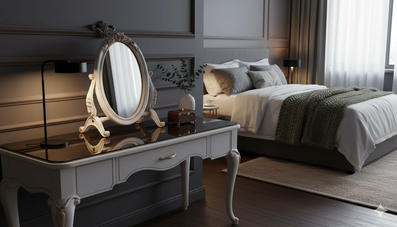 آیینه بیضی کاترین برند ژیک