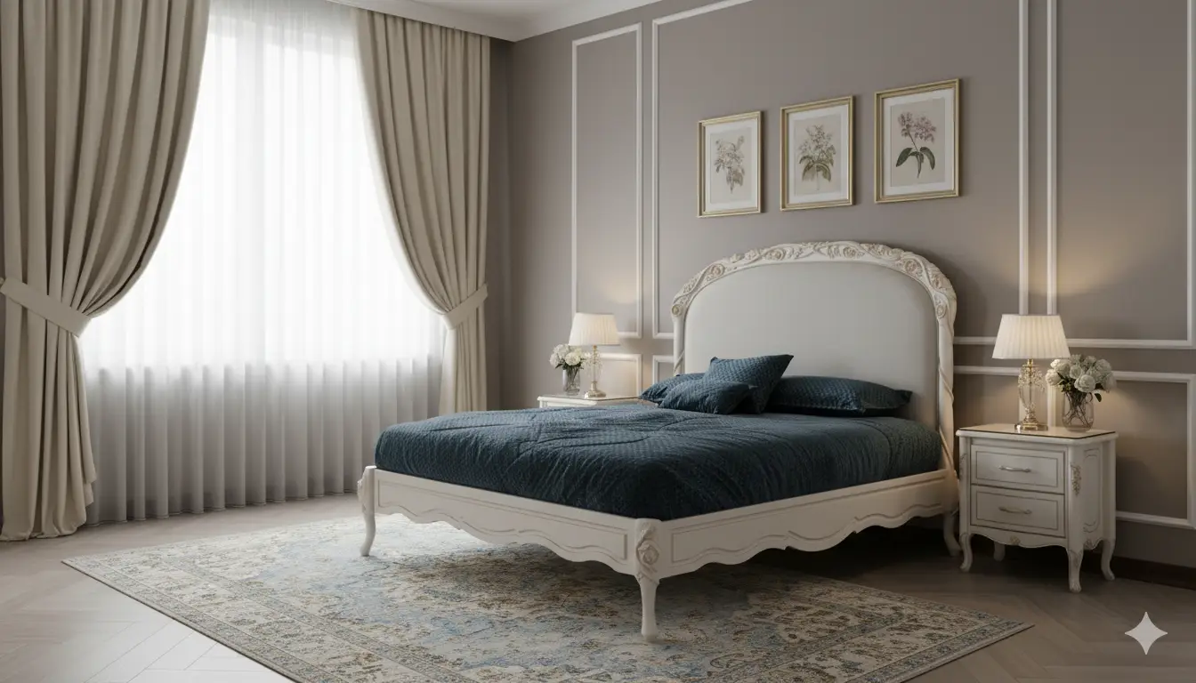 تخت خواب دونفره کاترین