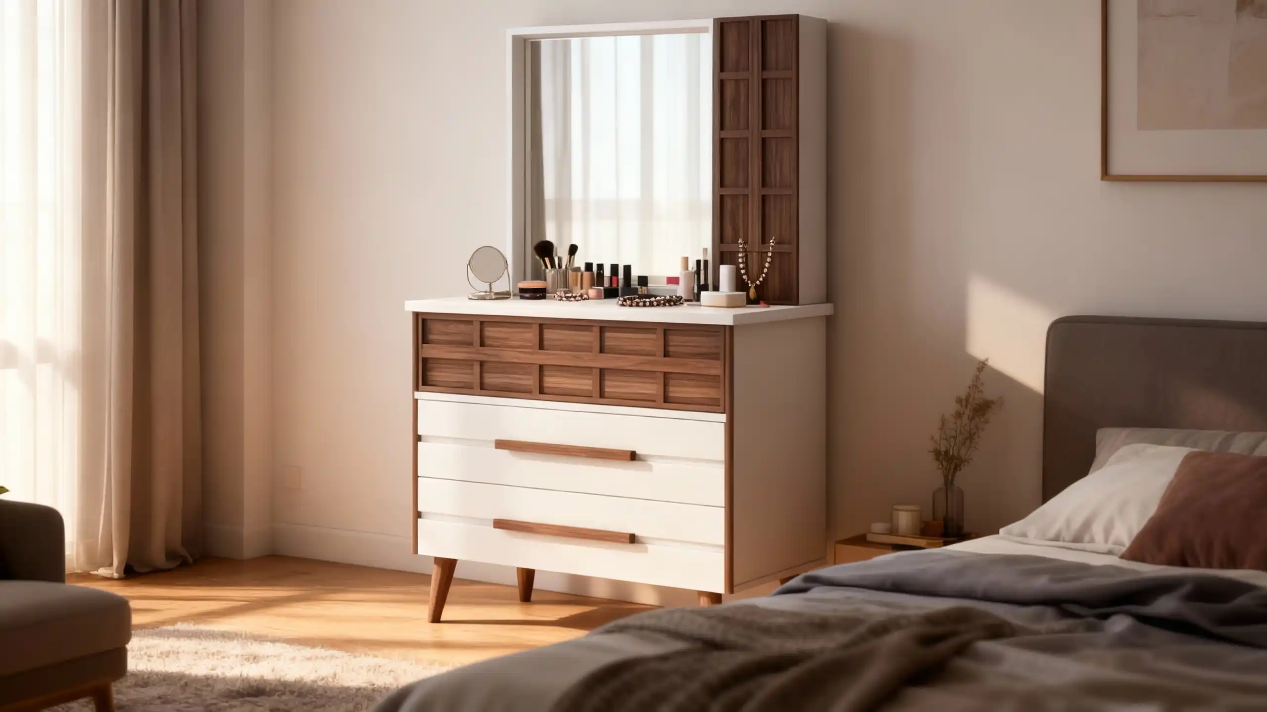 آیینه میز آرایش آراکو سرویس خواب ژیک