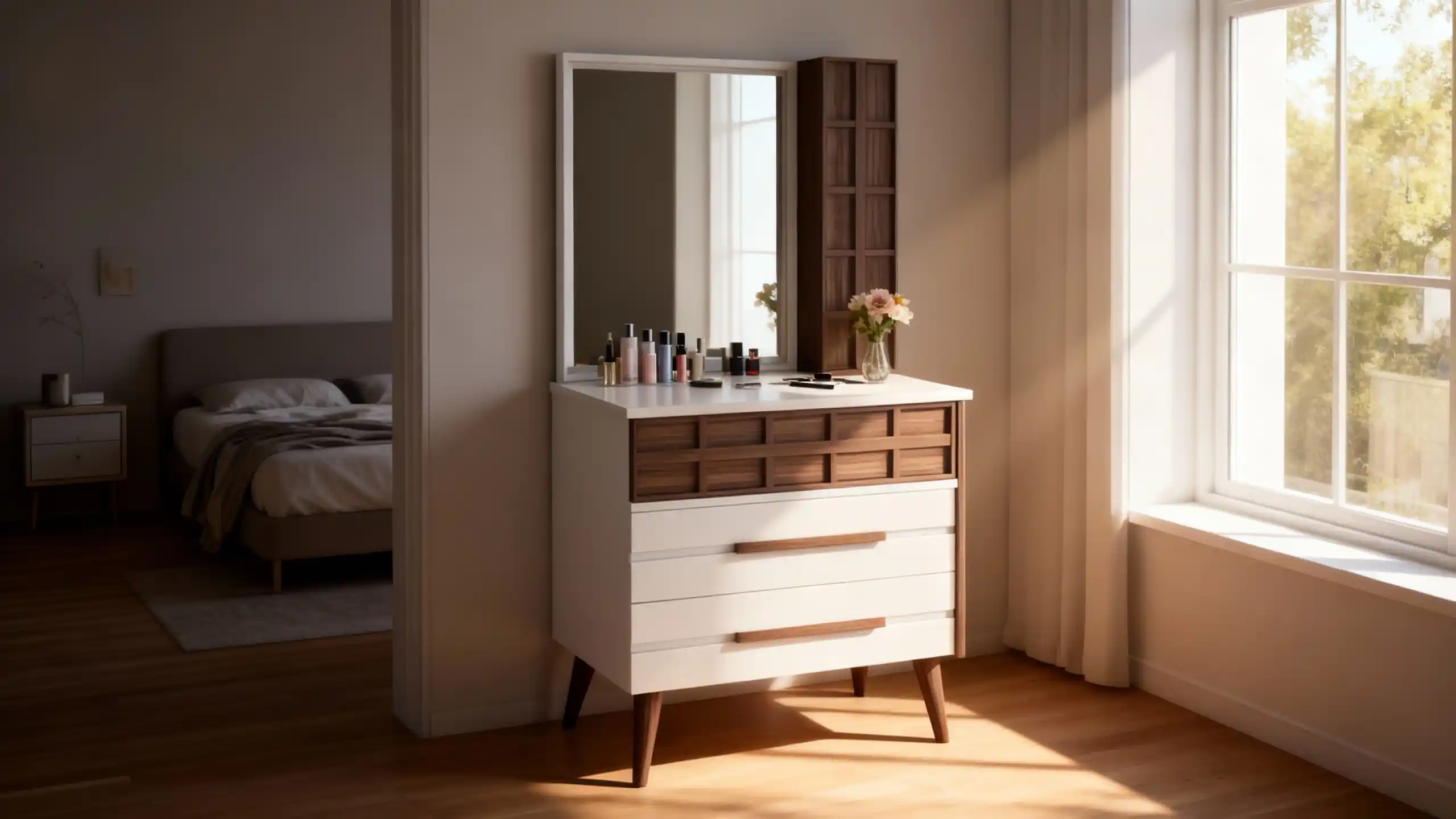 میز آرایش ژیک مدل آراکو