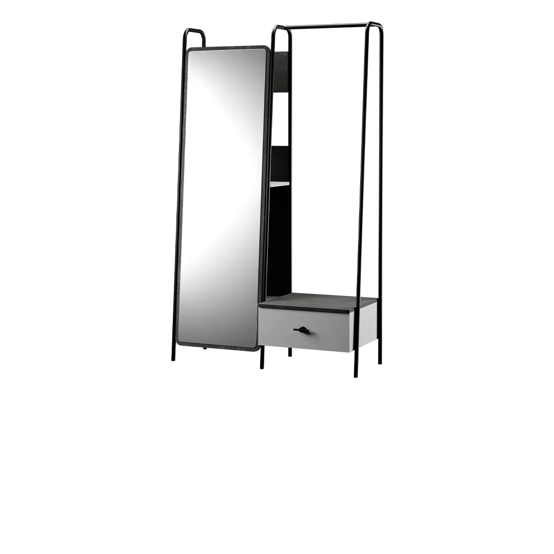 سرویس خواب آیرون آیینه قدی رگال دار