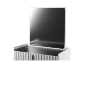 سرویس خواب بلک اند وایت آیینه ساده