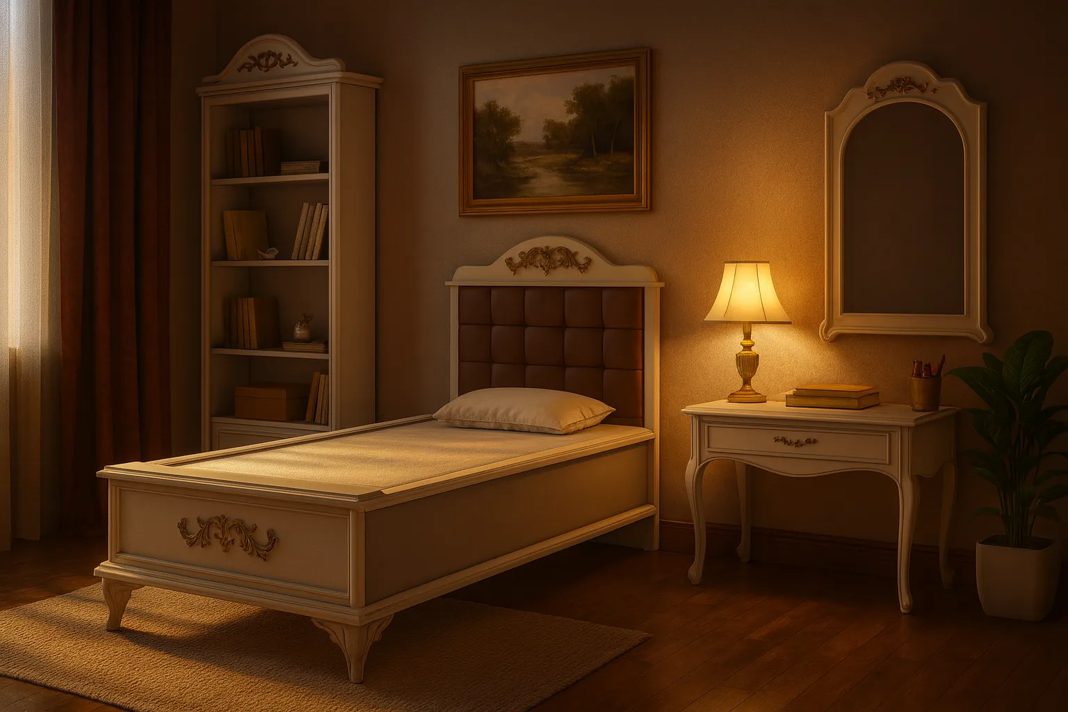 تخت یک نفره کلاسیک