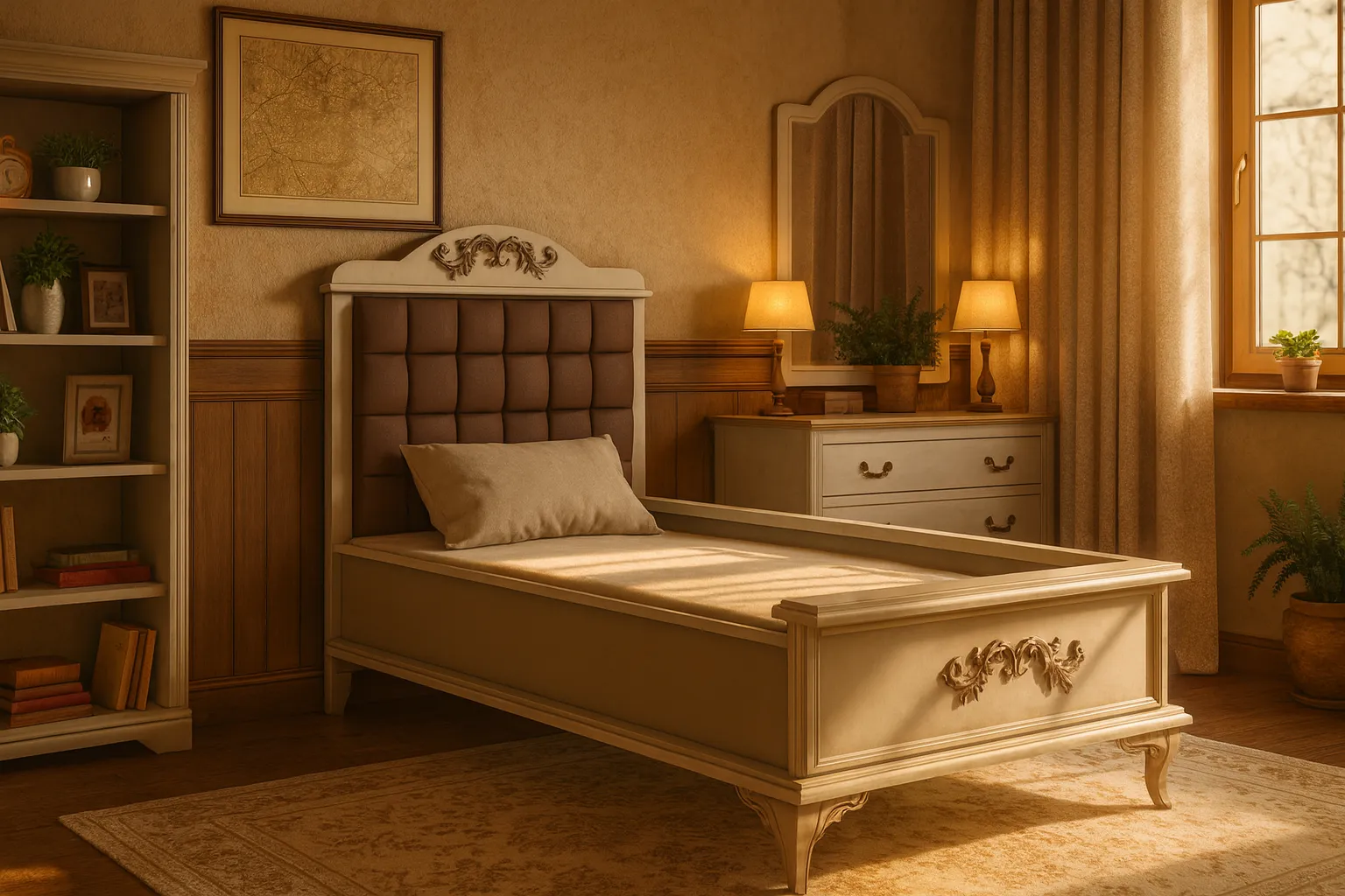 تخت یک نفره ژیک