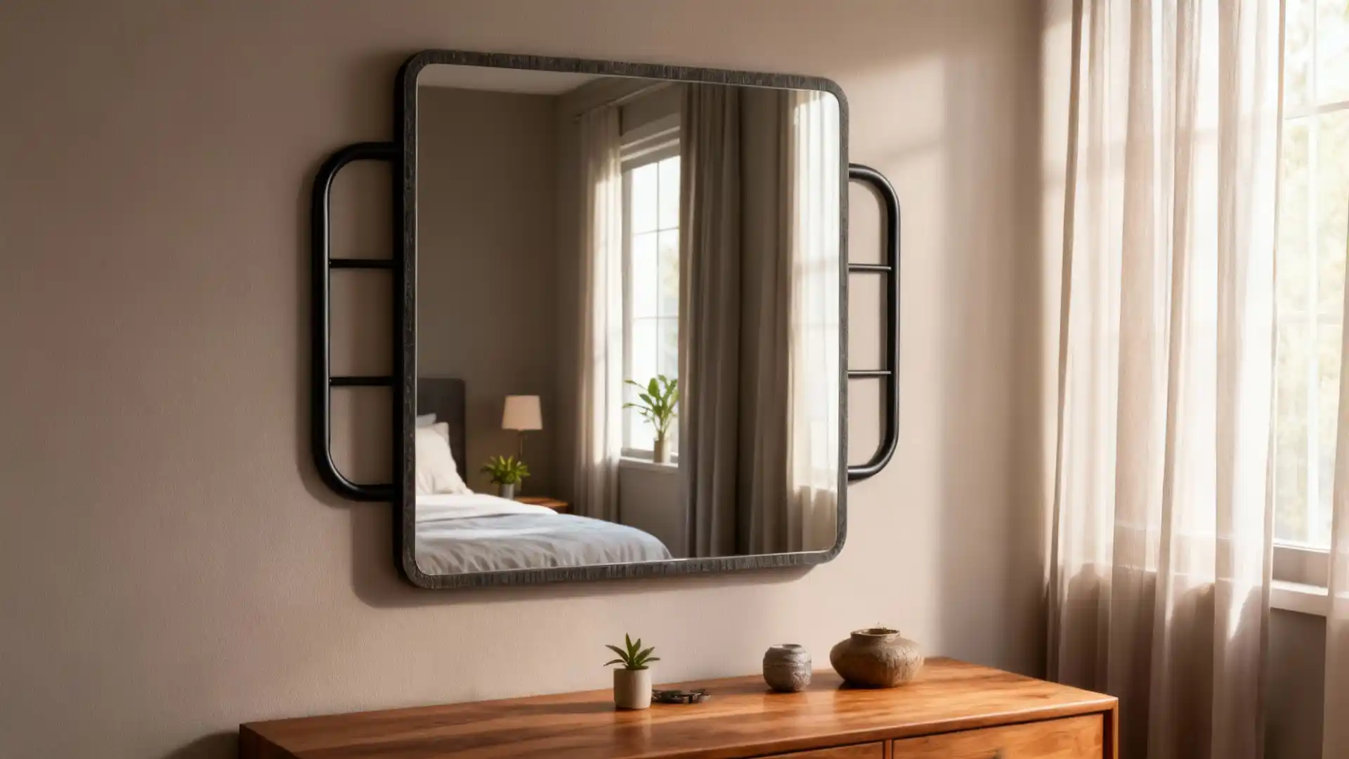 آیینه دیواری آیرون برند ژیک