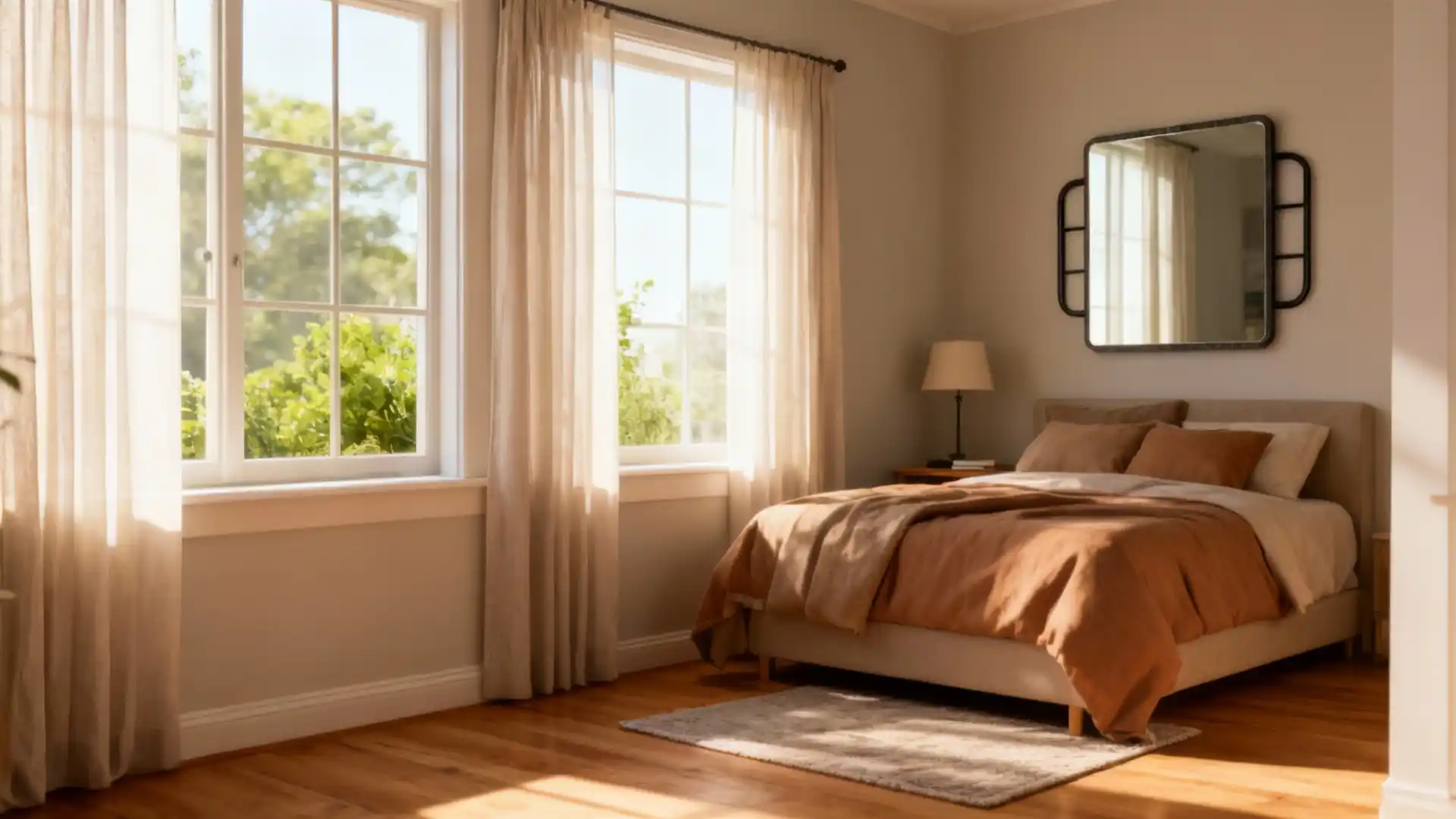 آیینه دیواری سرویس خواب ژیک