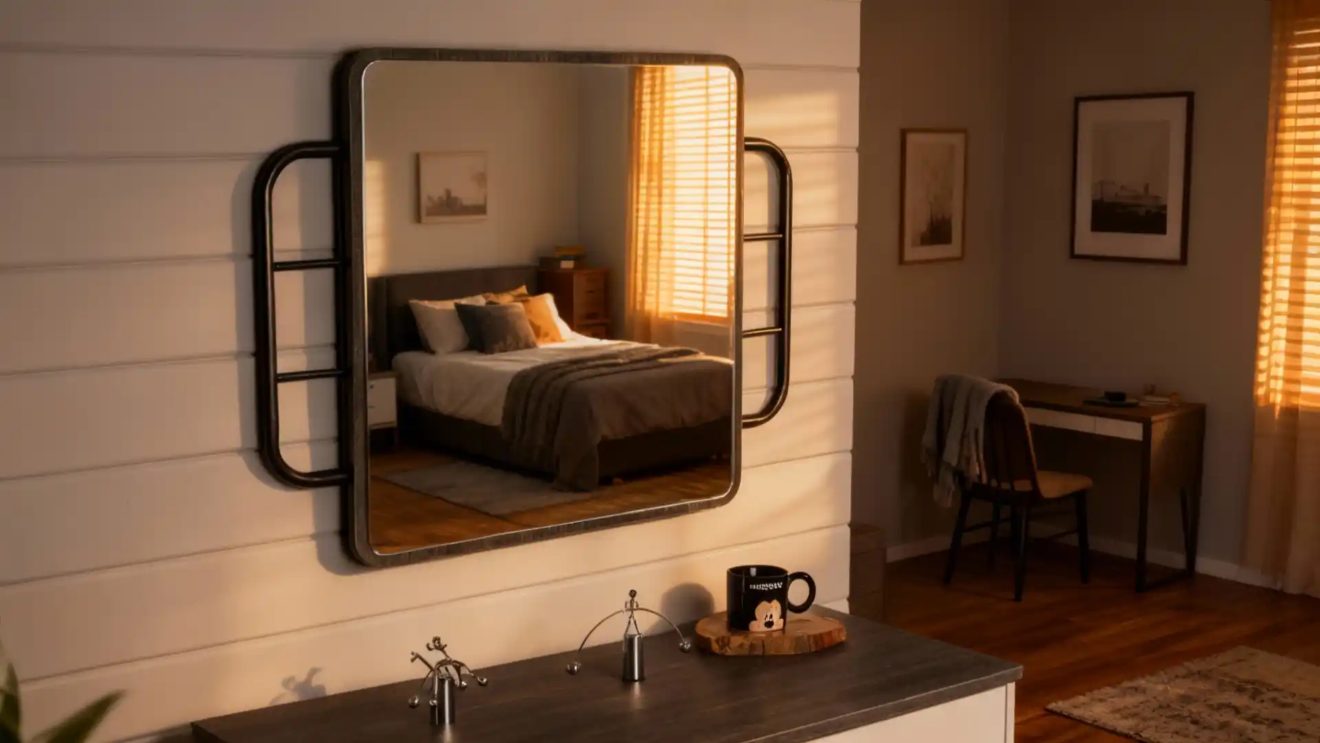 آیینه دیواری آیرون