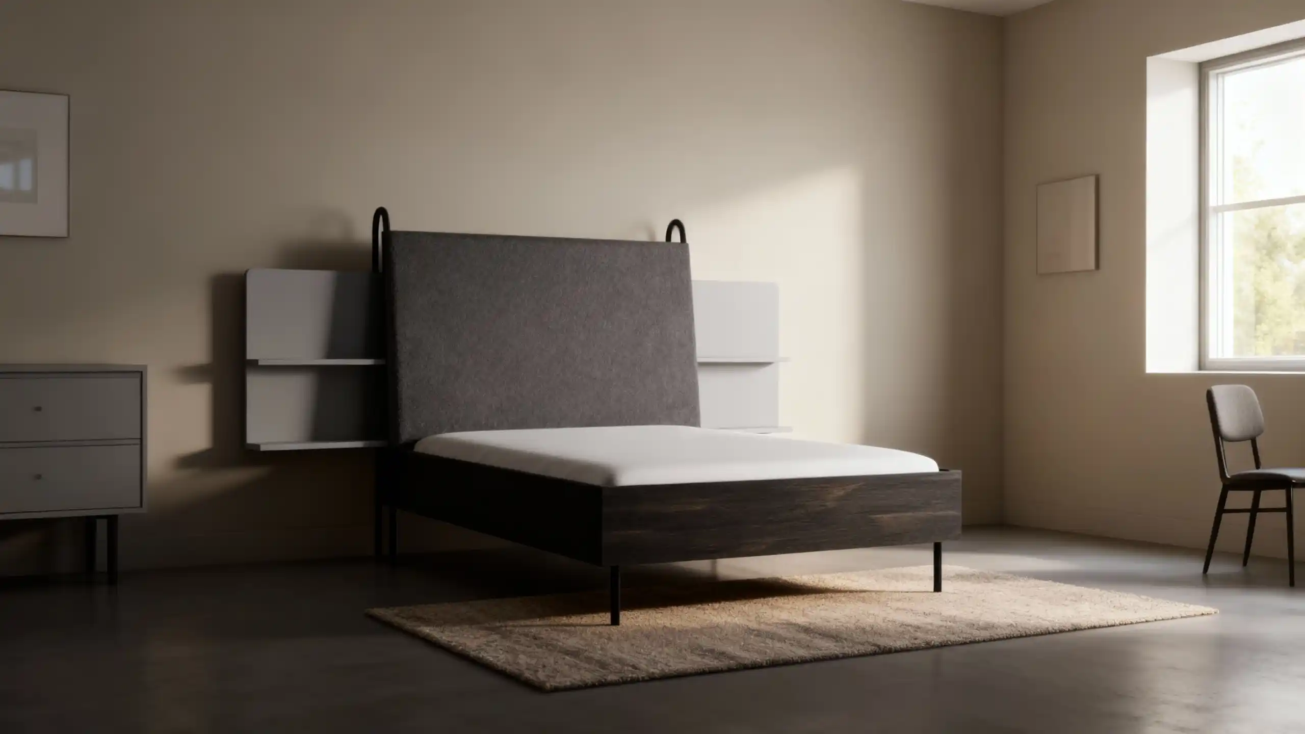 تخت یک نفره آیرون برند ژیک