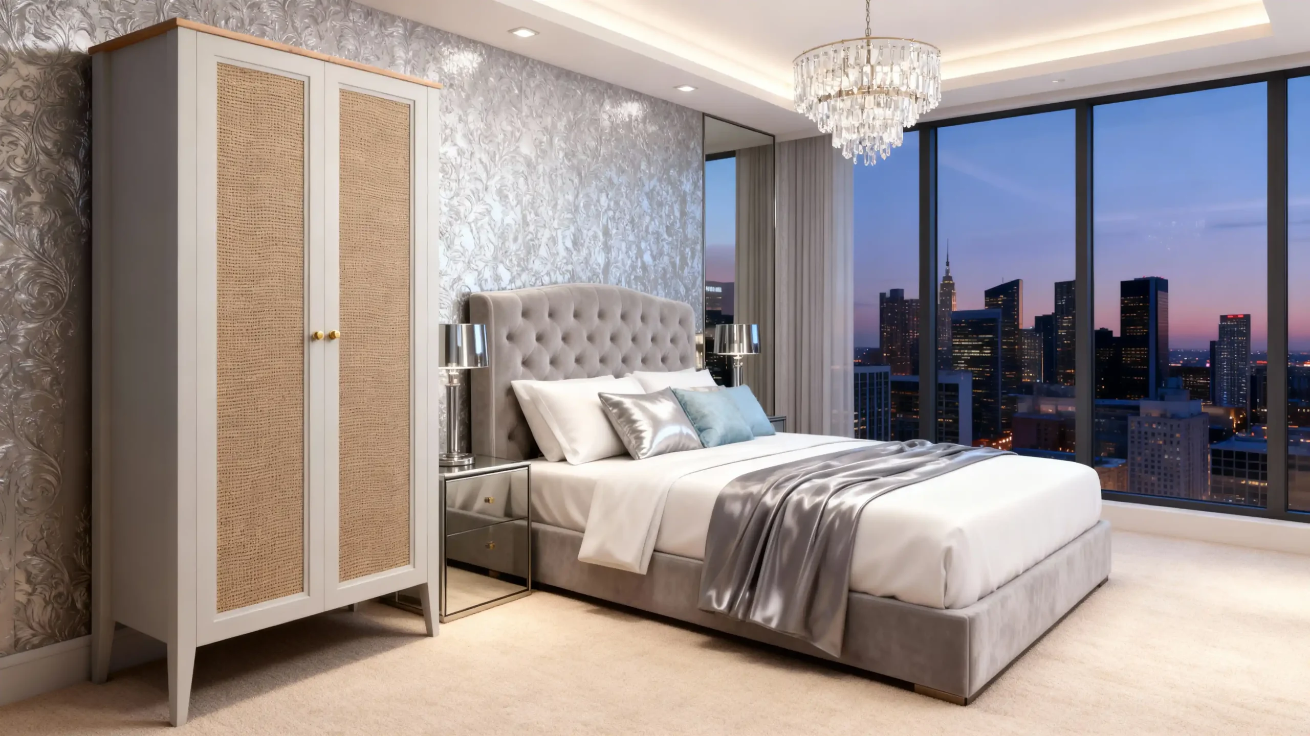 کمد دو درب کارولین برند ژیک