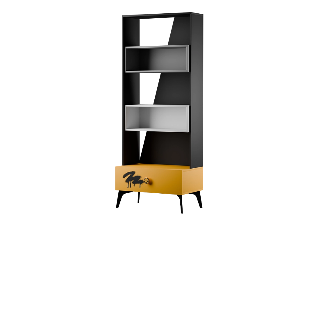 کتابخانه کشو دار سرویس خواب اسکیت