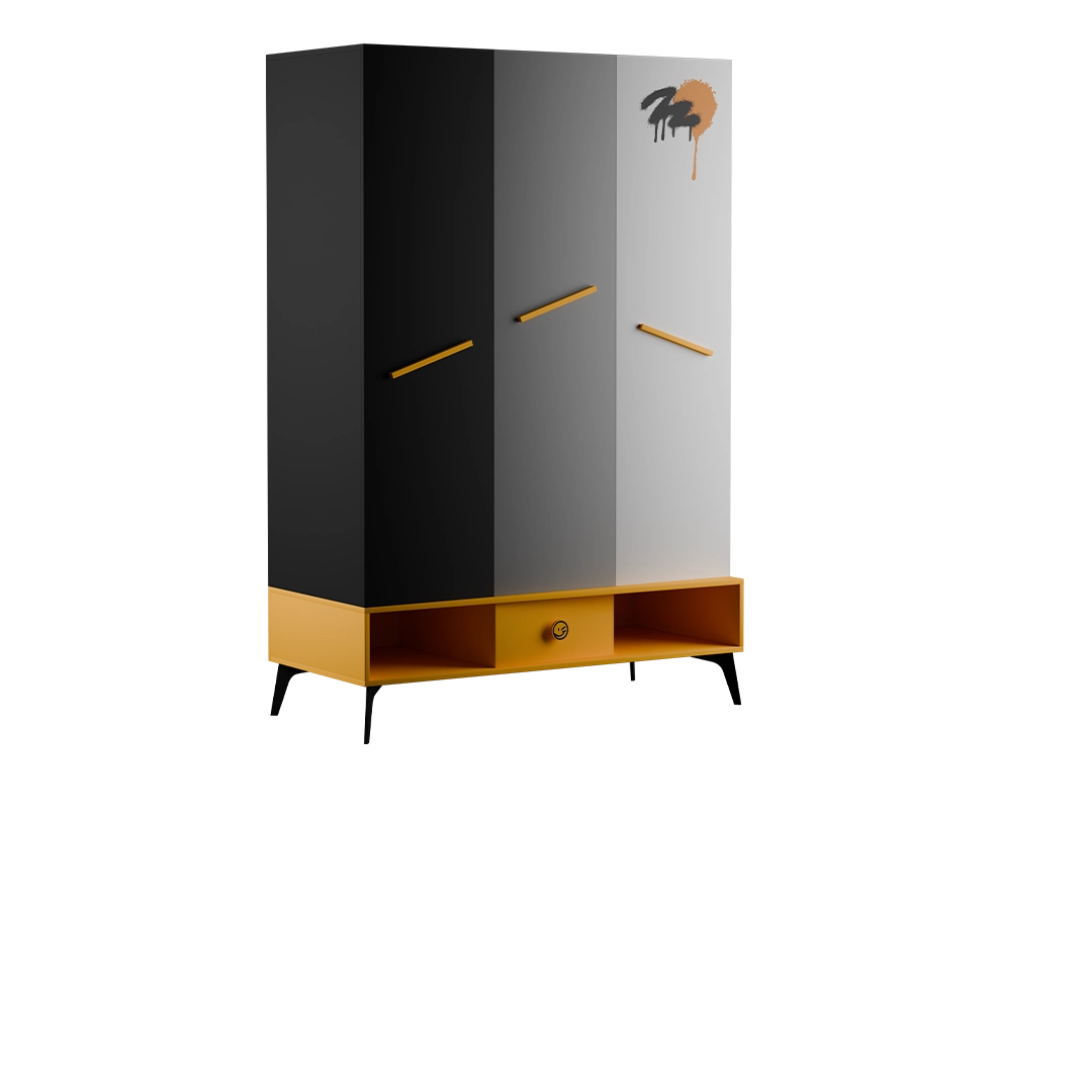 سرویس خواب اسکیت کمد سه درب