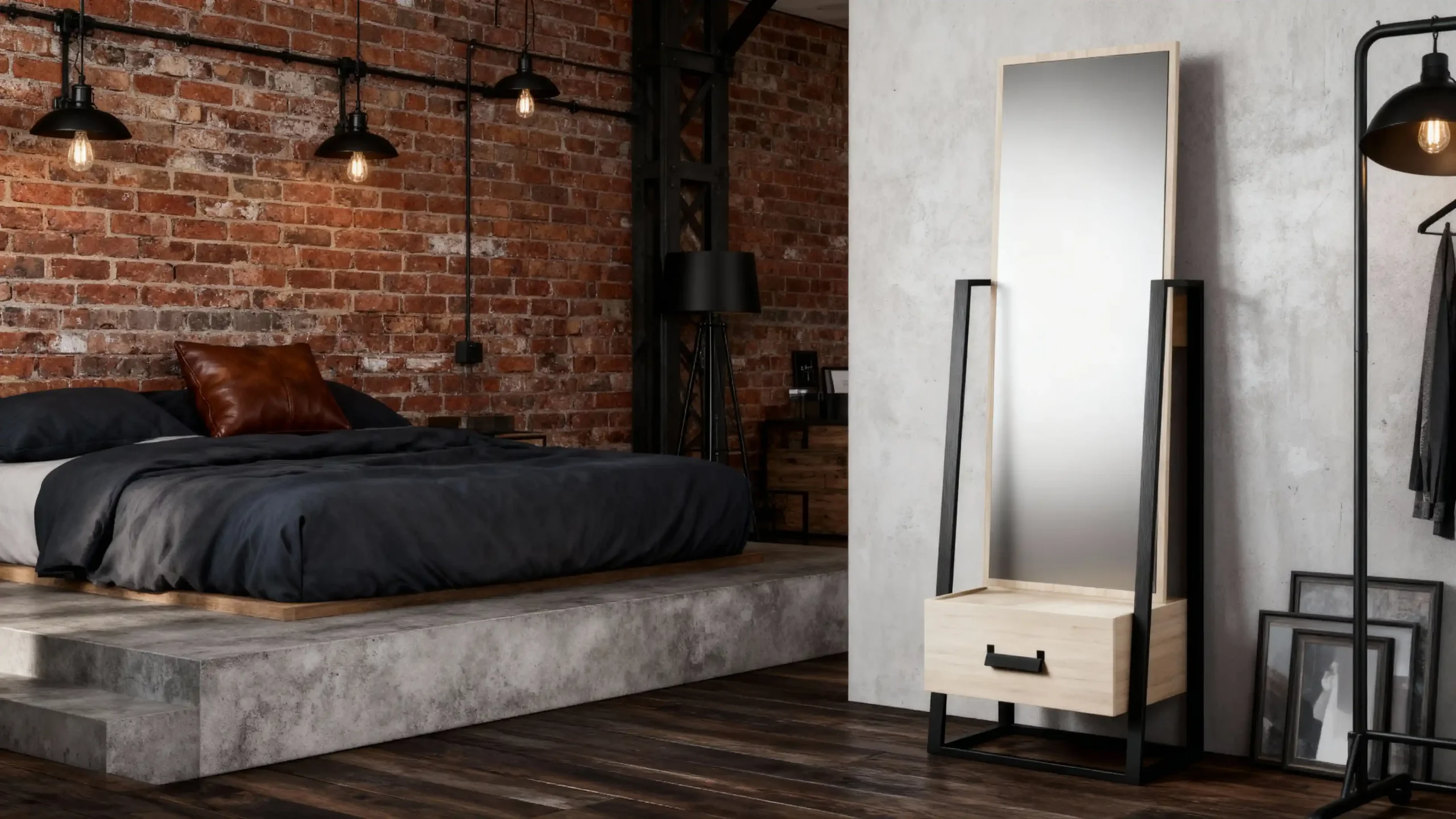 آیینه قدی ژیک مدل لوکا پلاس