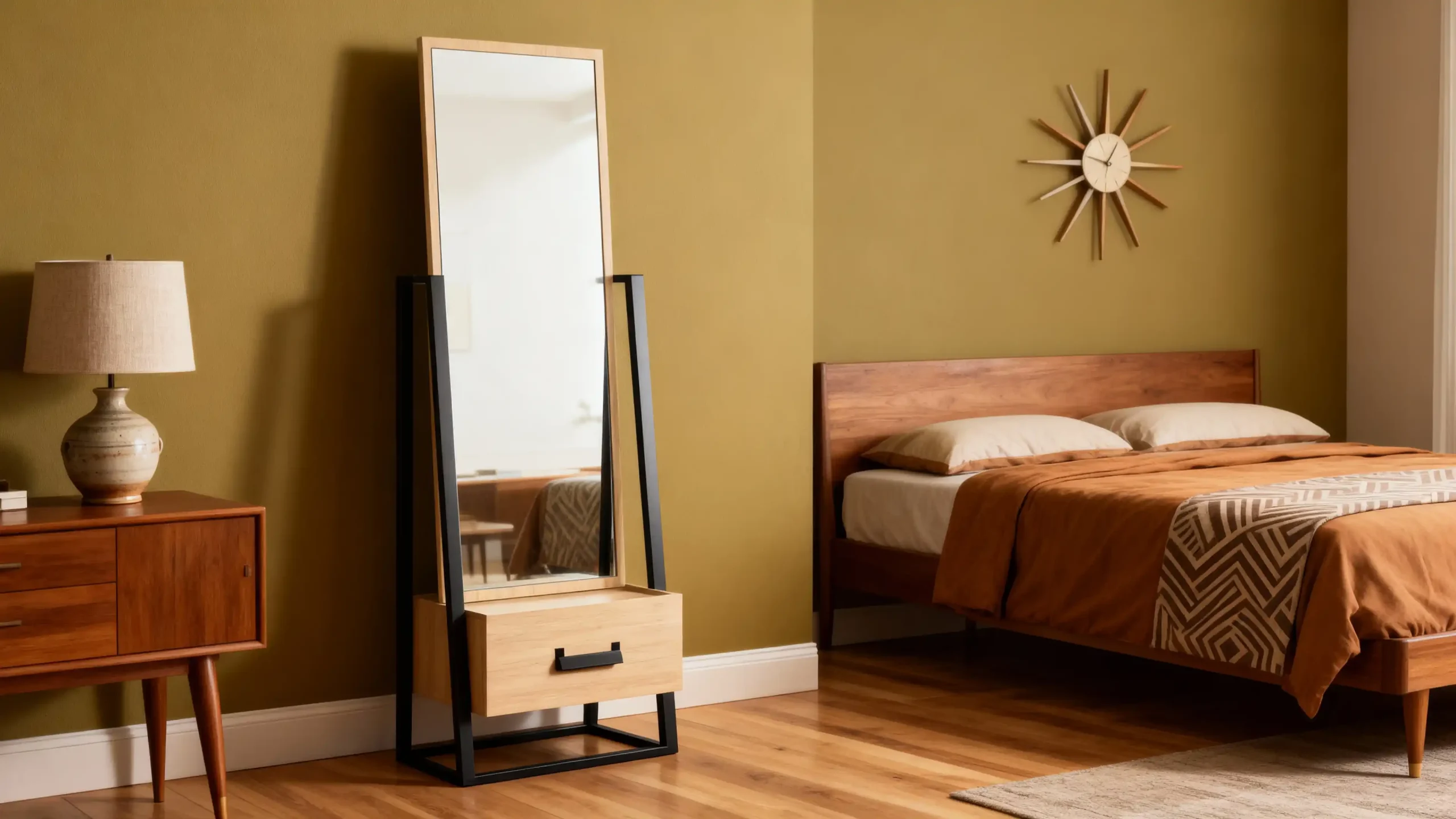 سرویس خواب ژیک آیینه قدی لوکا پلاس